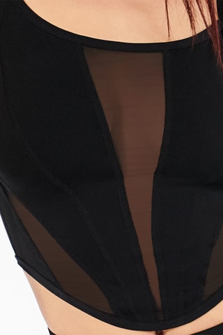 Crop top Sexycutiz - Nero