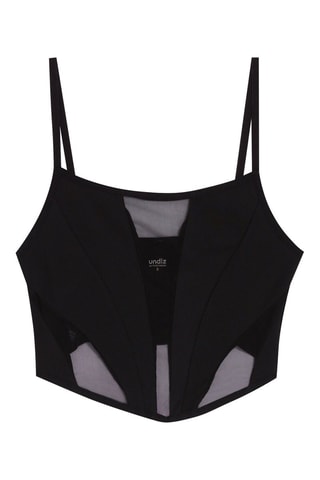 Crop top Sexycutiz - Nero