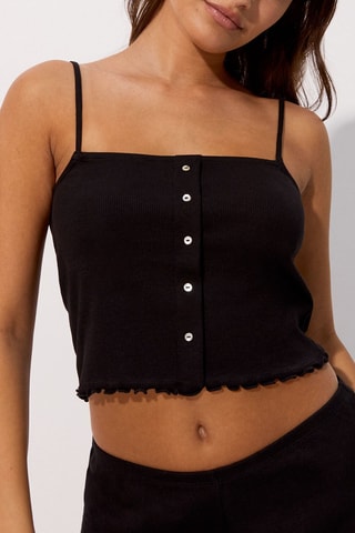 Crop top pigiama Inesiz - Nero