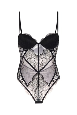 Body tanga push-up Elsaiz - Nero