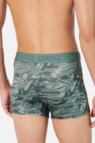 Boxers Repeatiz - Azul-petróleo e verde