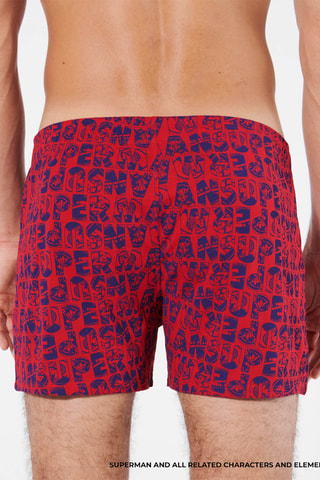 2 boxer Superman Justice League DC Comics Supercalciz - Rosso e navy - Undiz
