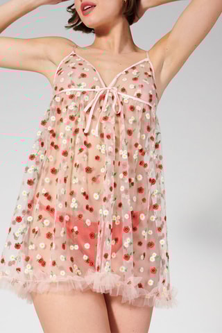 Babydoll Almaiz - Rosso