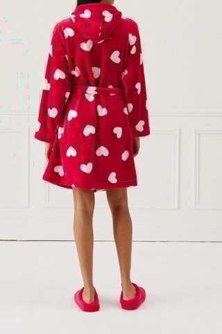 Accappatoio con cappuccio - Rosso