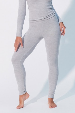Leggings a vita alta Mouniz - Grigio melange - Undiz