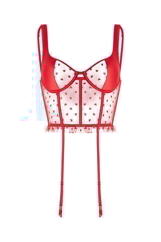 Guêpière Glossieriz - Rosso