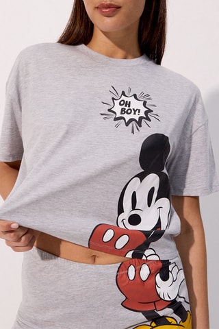 Pigiama Topolino Disney Cutmickiz - Grigio chiaro melange