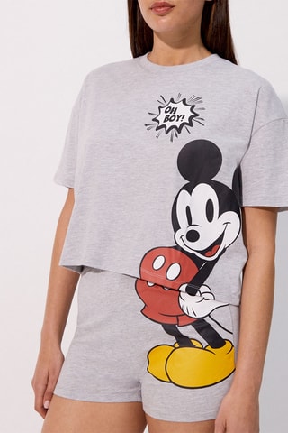 Pigiama Topolino Disney Cutmickiz - Grigio chiaro melange