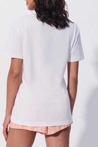 T-shirt Stitch Lilo & Stitch Disney - Bianco - Undiz