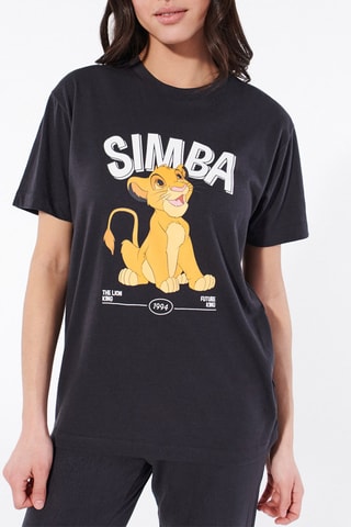 T-shirt pigiama Simba Il re leone Disney - Nero