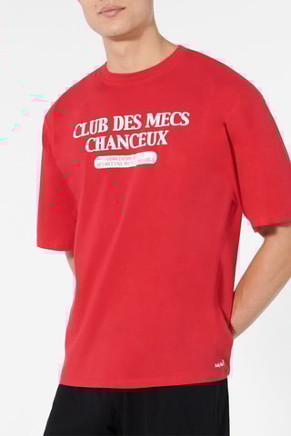 T-shirt Clubchanciz - Rosso