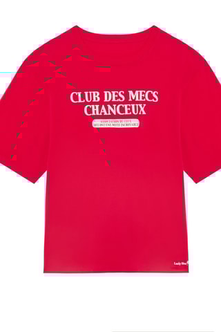 T-shirt Clubchanciz - Rosso