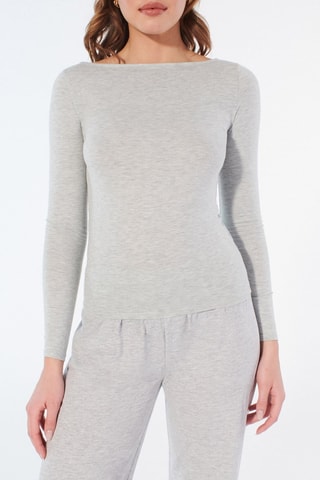 T-shirt Zoliz - Grigio chiaro melange