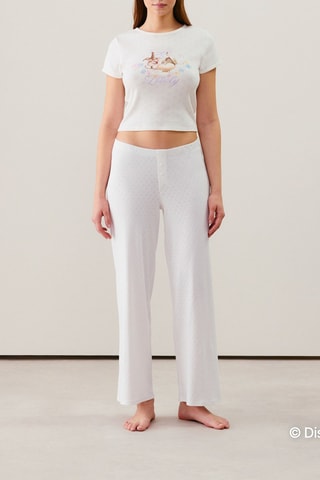 T-shirt pigiama Bugs Bunny Looney Tunes - Ecrù