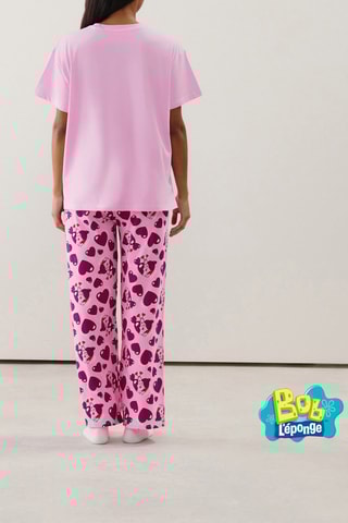 T-shirt de pijama Bob esponja - Rosa