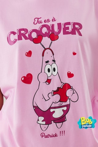 T-shirt de pijama Bob esponja - Rosa