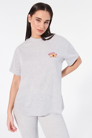 T-shirt pigiama Winnie the Pooh Disney - Grigio melange e rosso