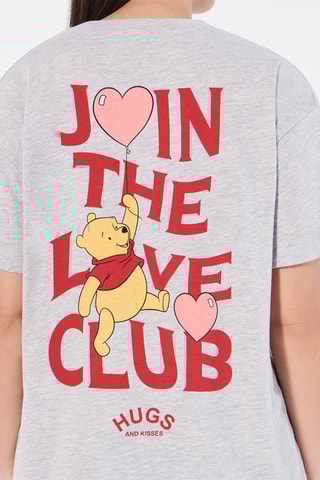 T-shirt pigiama Winnie the Pooh Disney - Grigio melange e rosso