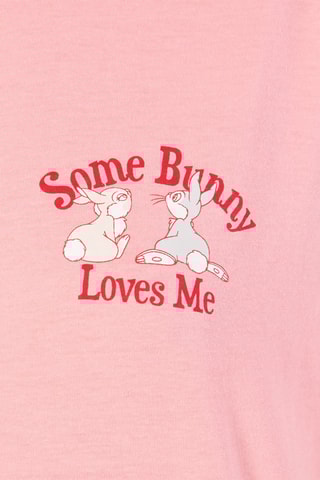 Maglietta da pigiama Panpan e Miss Bunny Bambi Disney - Corallo e rosso