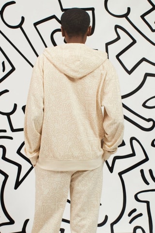 Felpa in cotone bio - Beige