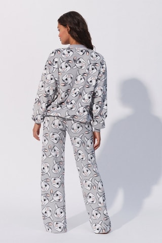 Felpa pigiama Pan Pan Bambi - Grigio