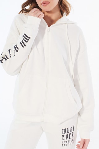 Felpa con cappuccio Gothicliz - Rosa cipria