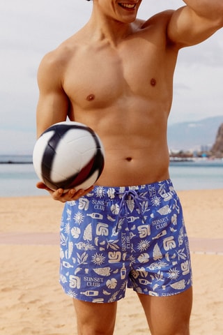 Costume shorts Suntiediz - Cobalto