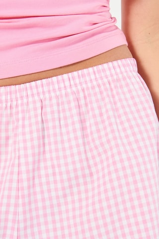 Shorts pigiama - Bianco e rosa