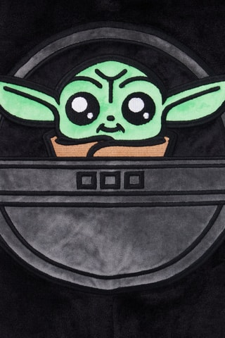 Tuta con cappuccio Grogu The Mandalorian Star Wars - Nero
