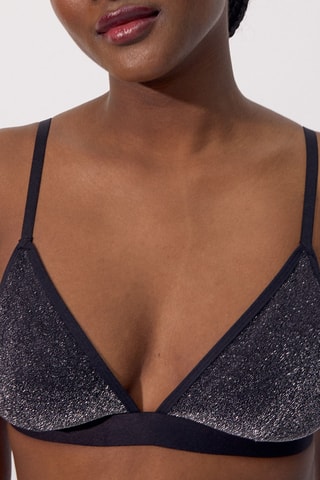 Reggiseno in velluto Bonheuriz - Blu notte