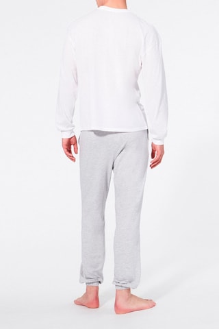 T-shirt e pantaloni sportivi Snorlax Pokemon Biscotoiz - Bianco e grigio chiaro melange