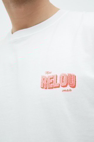 T-shirt Teeshirtiz Relouiz - Bianco