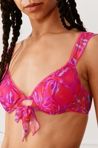 Reggiseno bikini con coppe Fijiliz - Senape