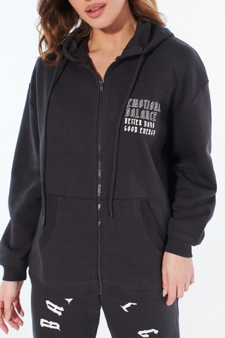 Felpa con cappuccio Alixiz - Antracite