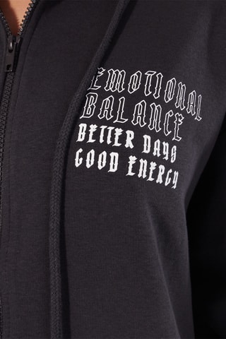 Felpa con cappuccio Alixiz - Antracite