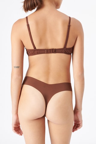 Reggiseno preformato Micro R - Marrone