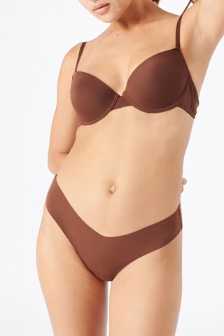Reggiseno preformato Micro R - Marrone
