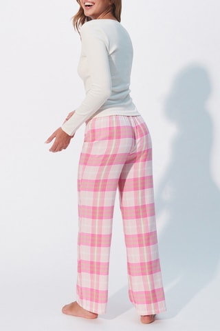 Pantaloni Laliz - Rosa e bianco