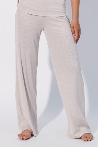 Pantaloni pigiama larghi Vitalurexiz - Beige
