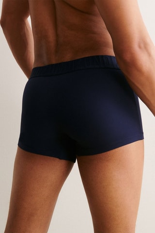 Boxers Oreliz Micro - Azul-marinho