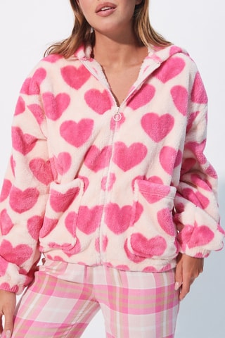 Giacca Furlaliz - Fucsia e bianco