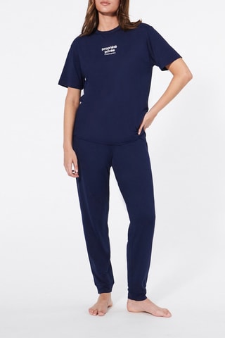 Pigiama 3 pezzi Hotmariniz - Navy - Undiz