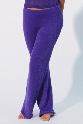 Pantaloni pigiama straight Fluffiliz - Viola