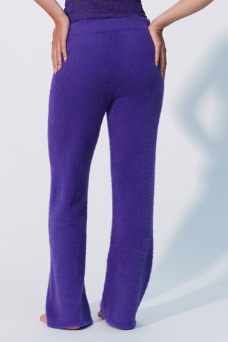 Pantaloni pigiama straight Fluffiliz - Viola