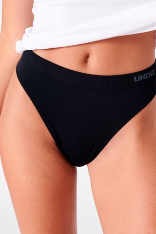 Perizoma a vita alta Seamstiz - Nero