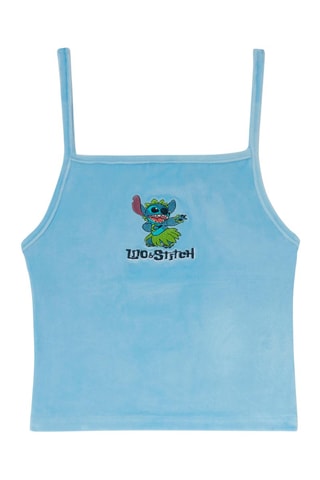 Top Stitch Lilo & Stitch Disney Stitchiz - Petrolio