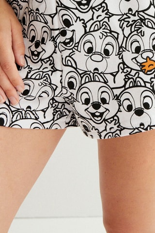 Shorts Cip & Ciop Disney Allamiciz - Nero