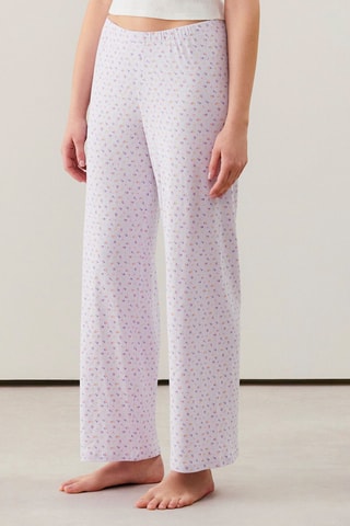 Pantaloni pigiama Milaliz - Bianco