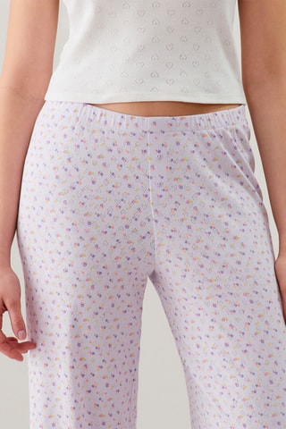 Pantaloni pigiama Milaliz - Bianco