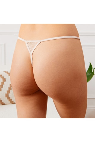 String Amayaiz - Rosa-maquilhagem